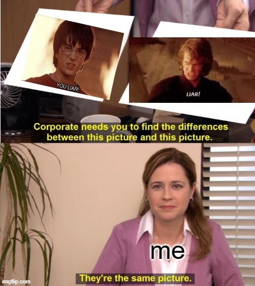 Liar is same | me | image tagged in memes,they're the same picture,liar,harry potter | made w/ Imgflip meme maker