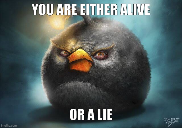 To all attention seeker (especially the suicide/hurting themself ones) (Carlos especially) | YOU ARE EITHER ALIVE; OR A LIE | made w/ Imgflip meme maker