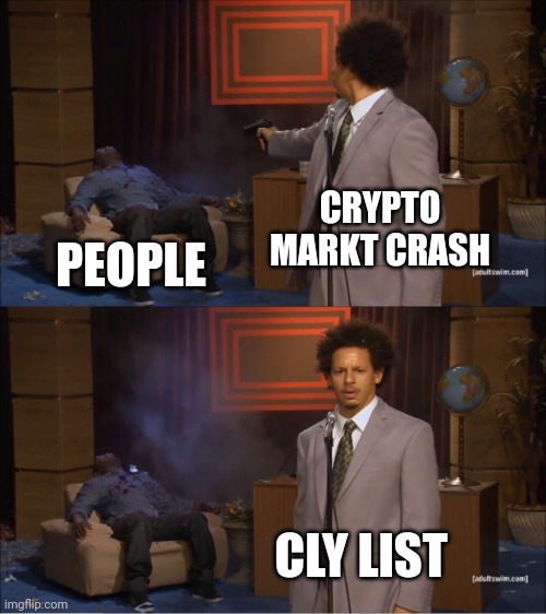 Who Killed Hannibal | CRYPTO MARKT CRASH; PEOPLE; CLY LIST | image tagged in memes,who killed hannibal | made w/ Imgflip meme maker