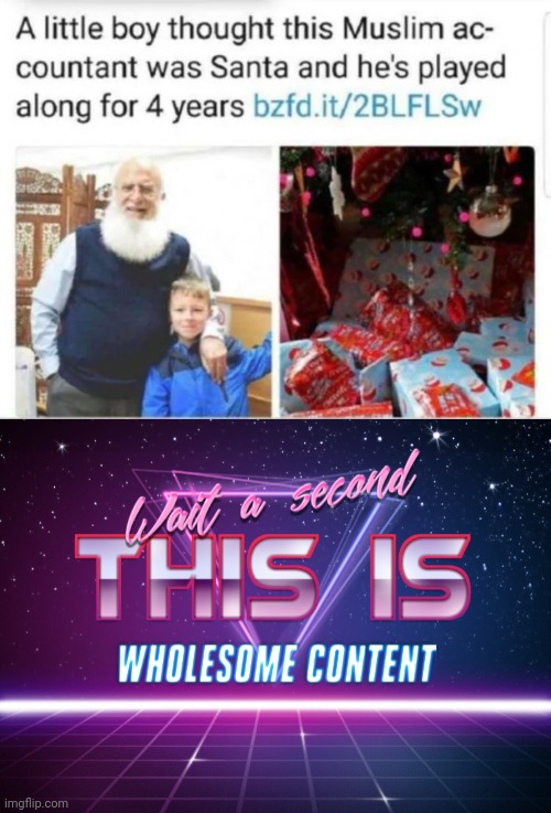 This is kind | image tagged in wait a second this is wholesome content,santa,noice,it's enough to make a grown man cry | made w/ Imgflip meme maker