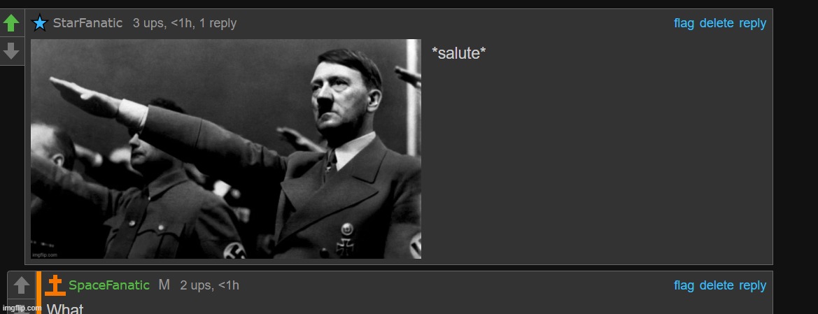 Schon flattern Hitlerfahnen über allen Straßen... | made w/ Imgflip meme maker