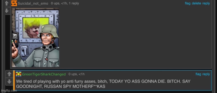 furry having a mental breakdown over a single image | image tagged in anti furry | made w/ Imgflip meme maker