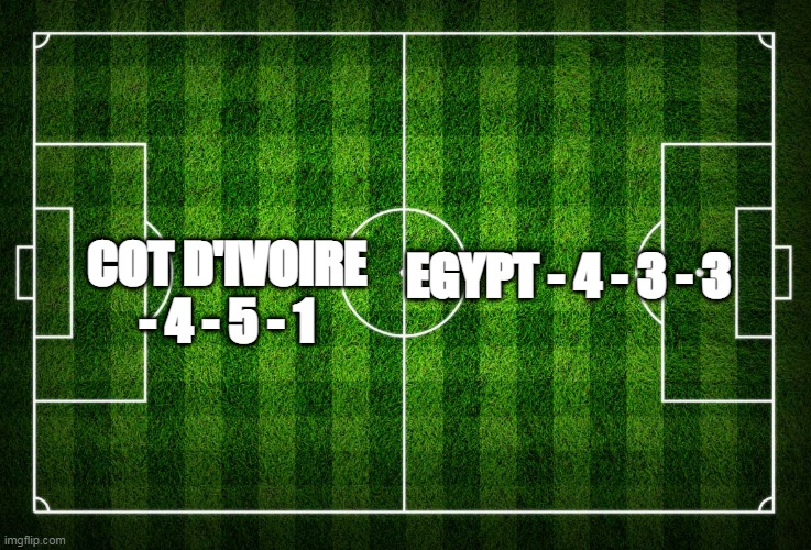 التقرير الفنى لمبارة مصر والكوت ديفوار