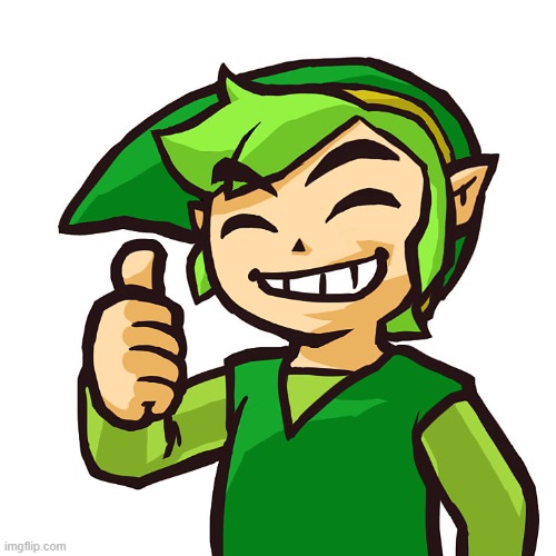 Happy Link | image tagged in happy link | made w/ Imgflip meme maker