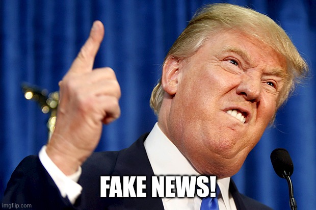 Donald Trump | FAKE NEWS! | image tagged in donald trump | made w/ Imgflip meme maker
