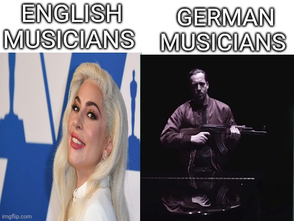 Danger Dan is a good German musician | ENGLISH MUSICIANS; GERMAN MUSICIANS | made w/ Imgflip meme maker