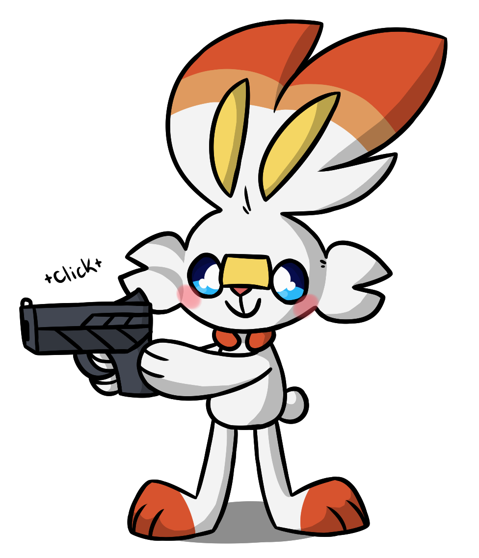 High Quality Scorbunny Delete this Blank Meme Template