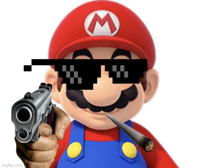 Mario wants his dope, his mushrooms. Blank Meme Template