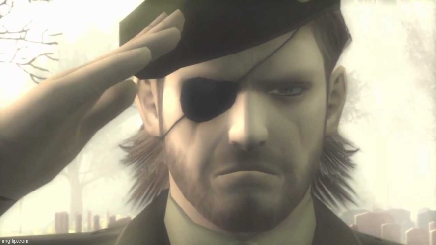 image tagged in big boss salute | made w/ Imgflip meme maker
