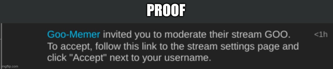 PROOF | made w/ Imgflip meme maker