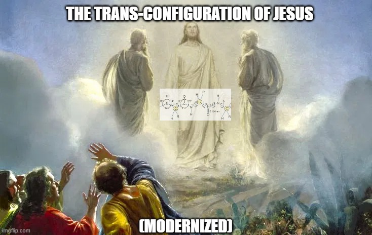 The New Religion | THE TRANS-CONFIGURATION OF JESUS; (MODERNIZED) | image tagged in ancient aliens | made w/ Imgflip meme maker