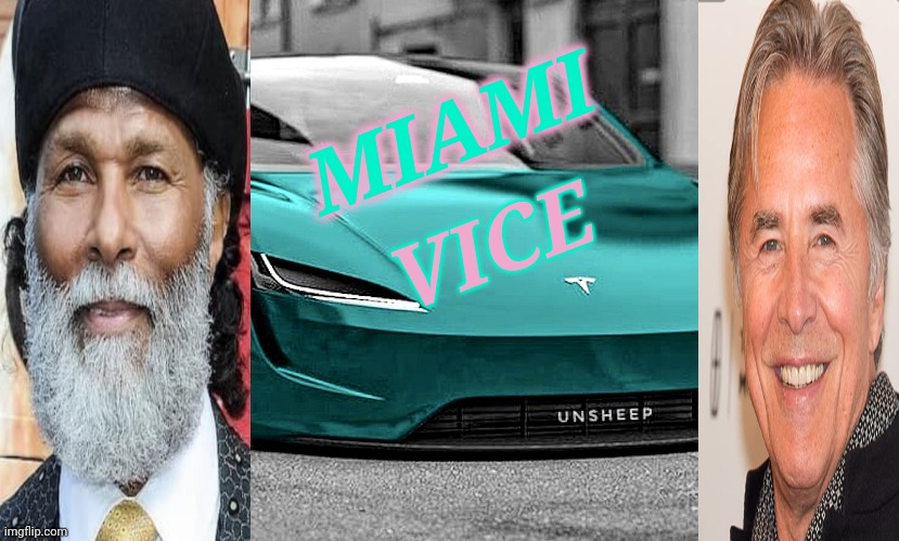 Miami |  MIAMI; VICE | image tagged in miami vice | made w/ Imgflip meme maker