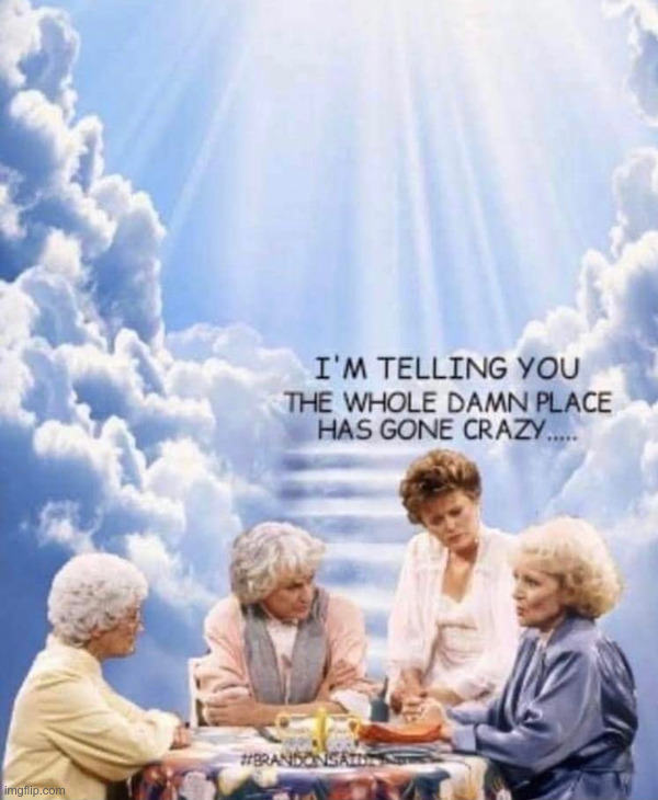 Betty White in Heaven (when I discovered the tvstuff stream I thought of this meme - not mine) | image tagged in betty white | made w/ Imgflip meme maker