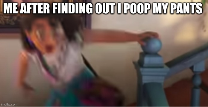 i'm shocked | ME AFTER FINDING OUT I POOP MY PANTS | image tagged in i'm shocked | made w/ Imgflip meme maker