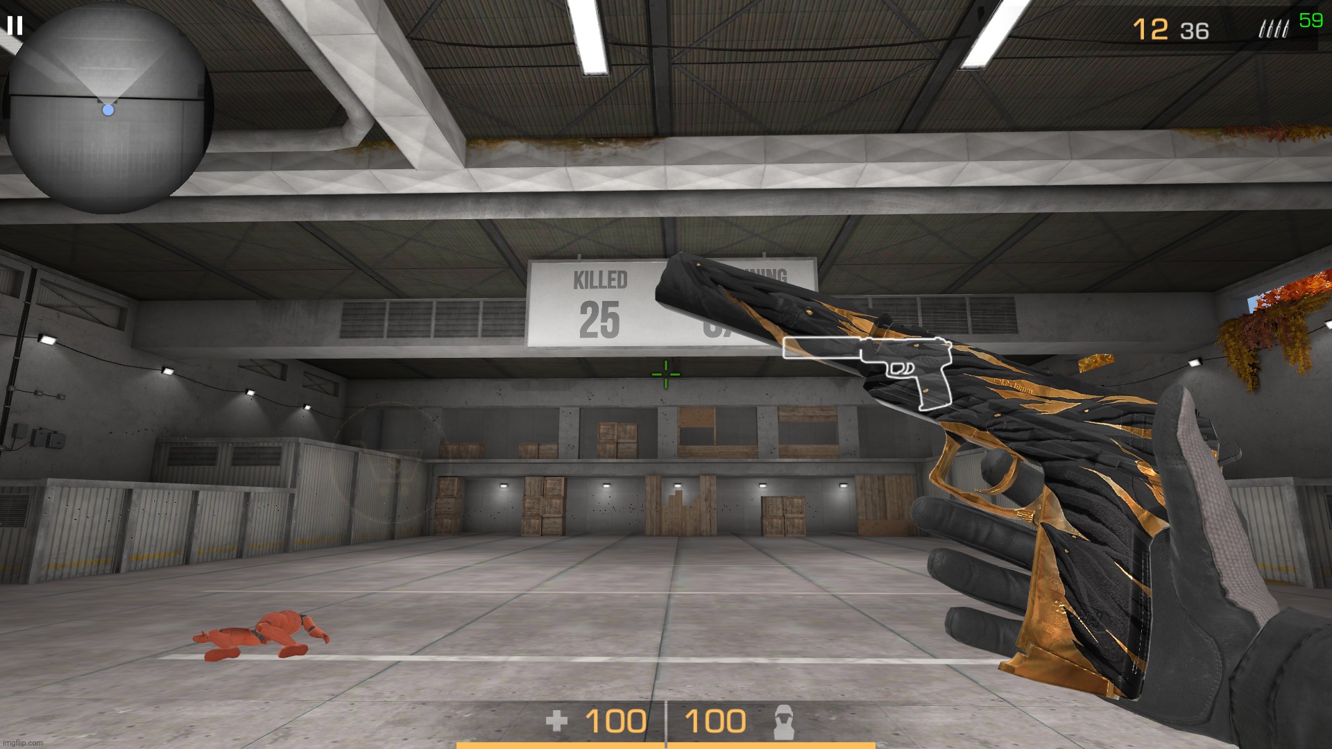 training my 1tap skills | made w/ Imgflip meme maker