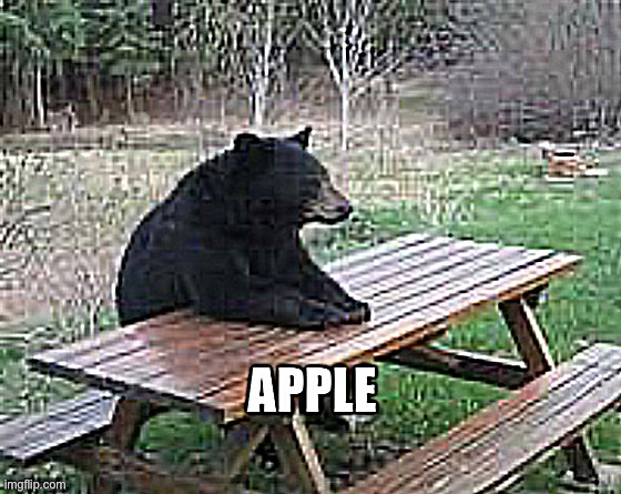 Apple | made w/ Imgflip meme maker