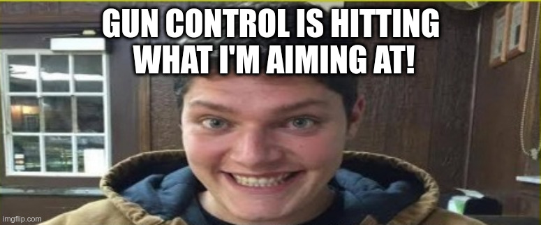 GUN CONTROL IS HITTING
 WHAT I'M AIMING AT! | made w/ Imgflip meme maker