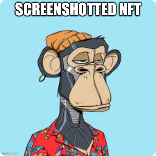 SCREENSHOTTED NFT | made w/ Imgflip meme maker