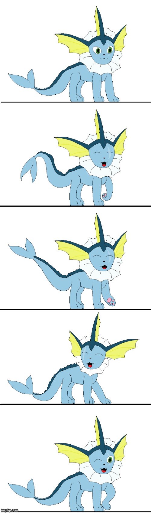 Done finally | image tagged in vaporeon | made w/ Imgflip meme maker