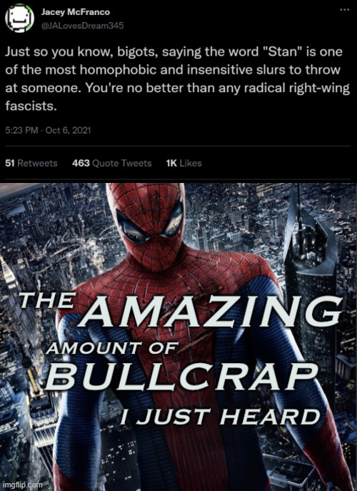 image tagged in the amazing amount of bullcrap i just heard | made w/ Imgflip meme maker