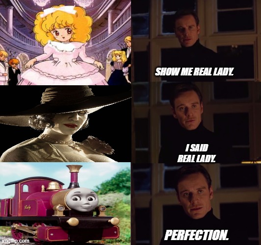 i really know who is true lady | SHOW ME REAL LADY. I SAID REAL LADY. PERFECTION. | image tagged in perfection | made w/ Imgflip meme maker