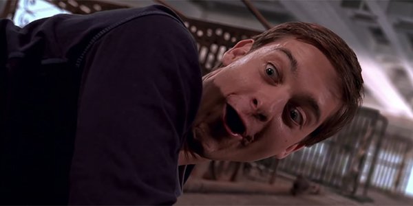 High Quality Tobey Maguire Blank Meme Template