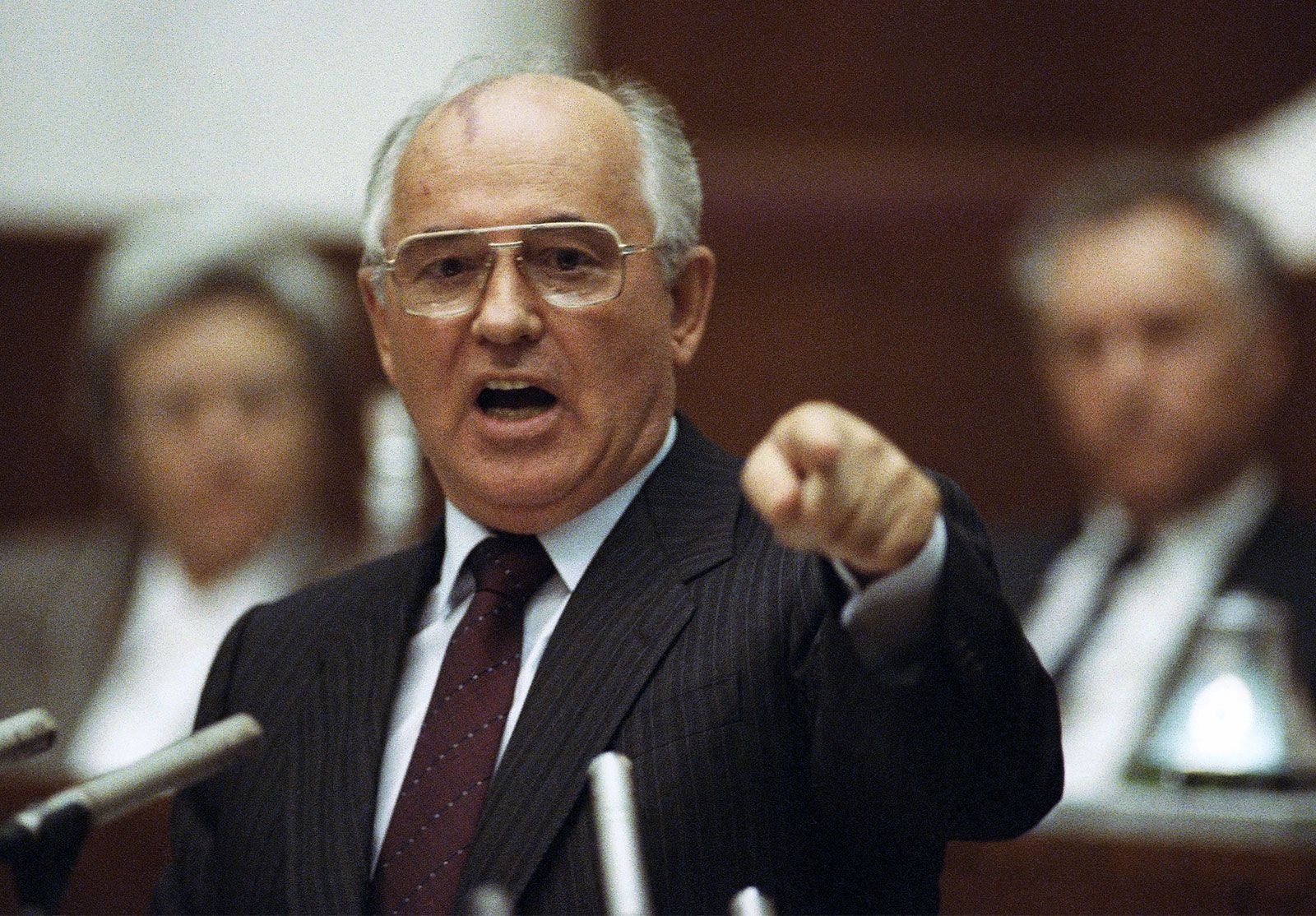 Mikhail Gorbachev Blank Meme Template