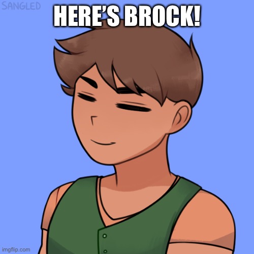 Brock! | HERE’S BROCK! | made w/ Imgflip meme maker
