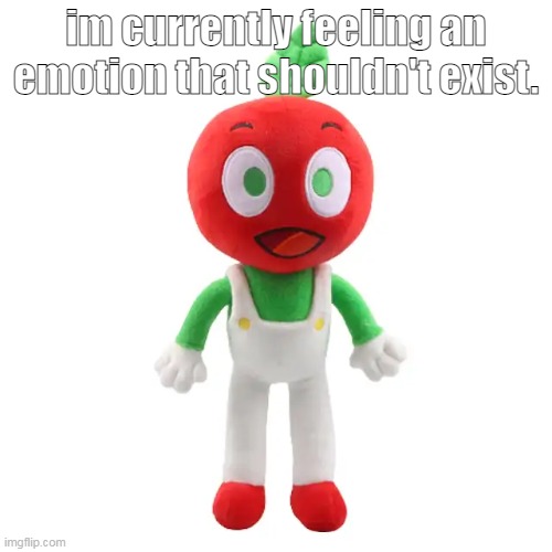 a mocking-angry-salty-wheezing emotion mix | im currently feeling an emotion that shouldn't exist. | image tagged in andy plushie | made w/ Imgflip meme maker
