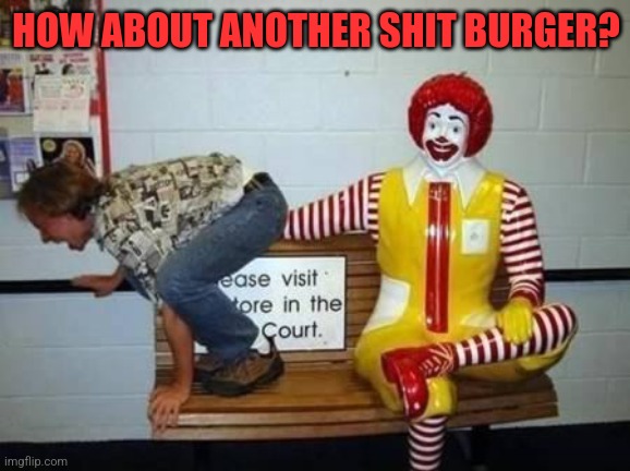 HOW ABOUT ANOTHER SHIT BURGER? | made w/ Imgflip meme maker