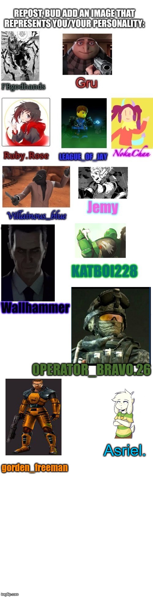 Asriel. | made w/ Imgflip meme maker