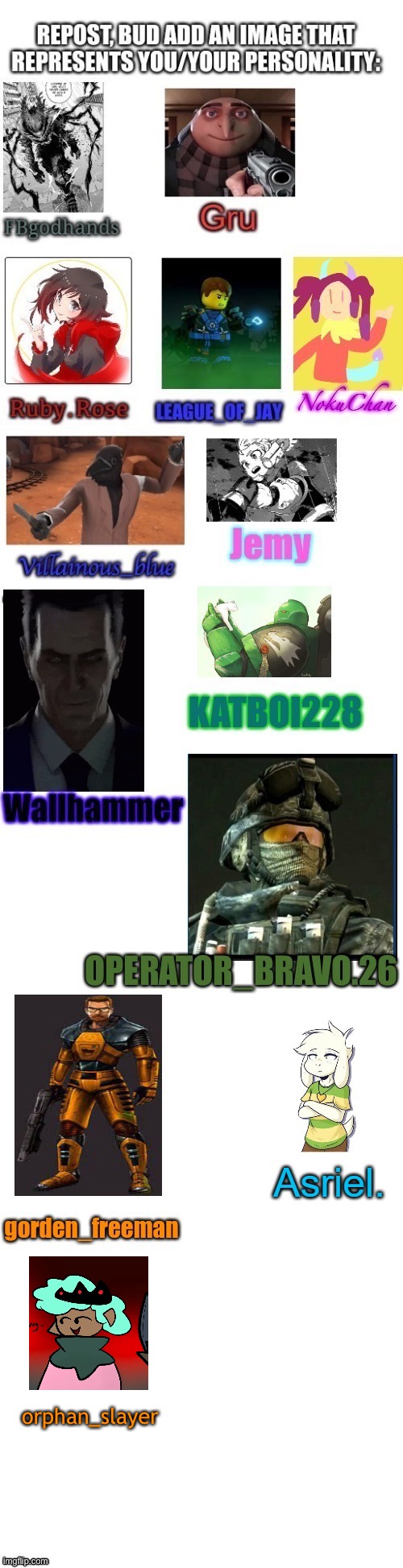 e | orphan_slayer | made w/ Imgflip meme maker