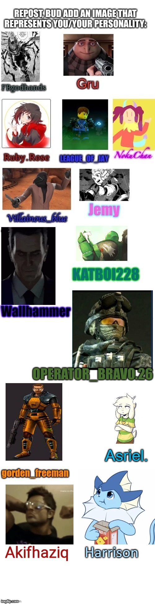 . | Harrison | image tagged in repost | made w/ Imgflip meme maker