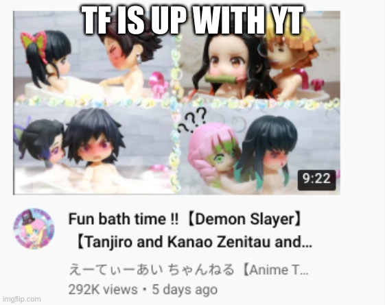 I hate that they misspelled zenitsu | TF IS UP WITH YT | made w/ Imgflip meme maker