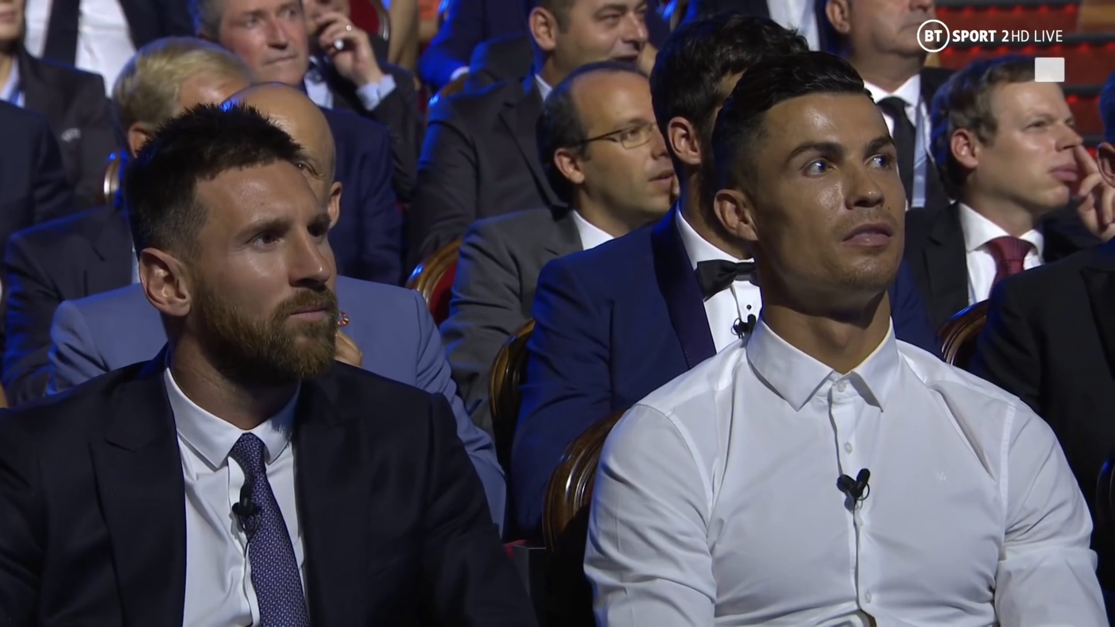High Quality Messi and Ronaldo Confused meme Blank Meme Template