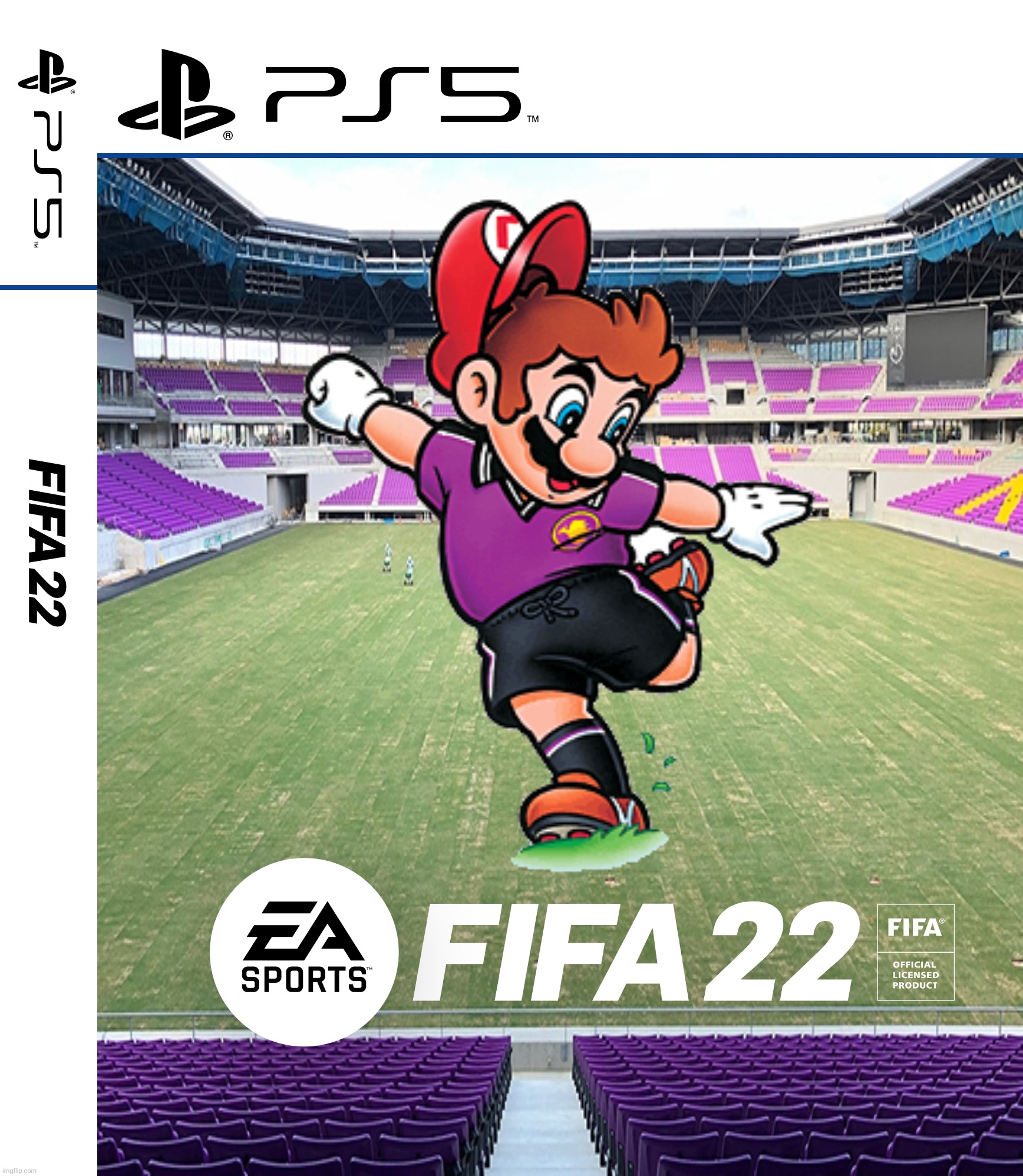 New FIFA 22 MidSeason cover for the new J1 league 2022 season with Mario of Kyoto Sanga | image tagged in fifa,mario,covers,football,soccer,memes | made w/ Imgflip meme maker