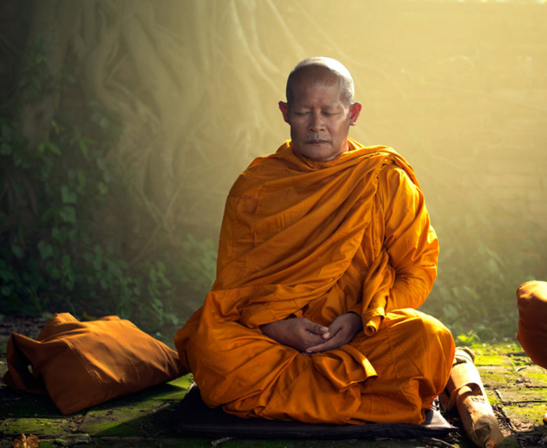 monk mantra patience Blank Meme Template