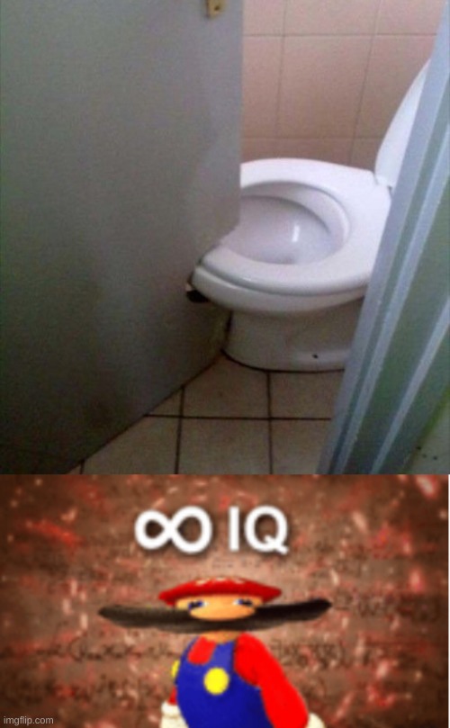 yeah this is big brain time | image tagged in infinite iq,you had one job,toilet,door | made w/ Imgflip meme maker
