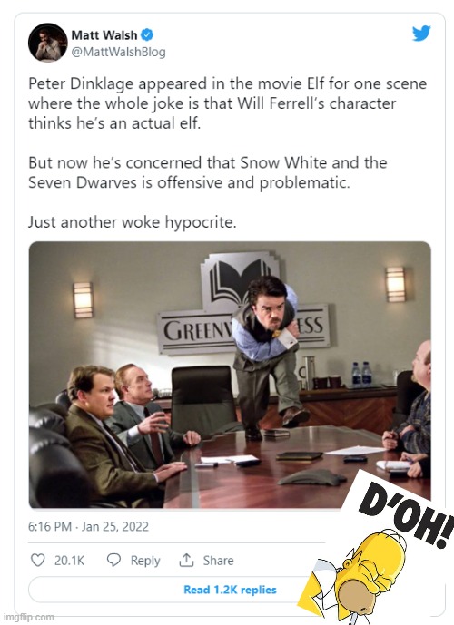*siiiiiiiigh* Honestly, what is wrong with people? Why can't he say "STAHP WITH THE REMAKES DIZNAY!!" like everyone else??? | made w/ Imgflip meme maker