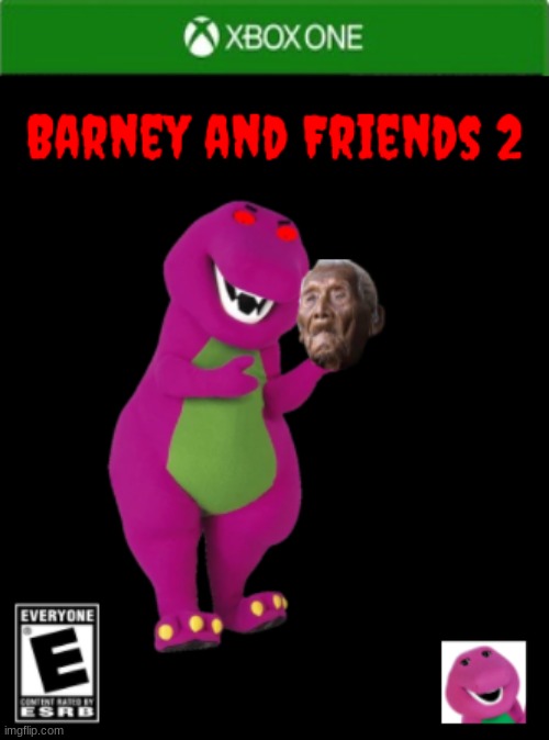 Barney and Friends 2 | image tagged in barney,horror,funny | made w/ Imgflip meme maker