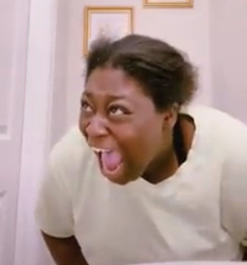 gritando riendo Blank Meme Template