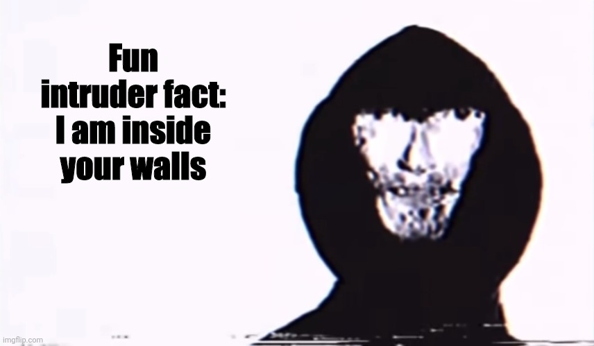 Nice argument unfortunately | Fun intruder fact: I am inside your walls | image tagged in nice argument unfortunately | made w/ Imgflip meme maker