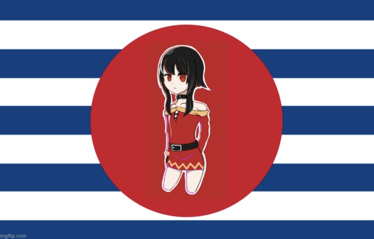 High Quality Anime Federation flag Blank Meme Template