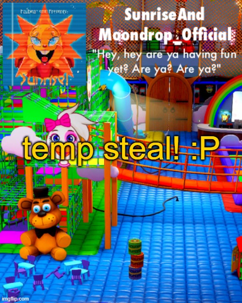 Sunrise Announcement Template | temp steal! :P | image tagged in sunrise announcement template | made w/ Imgflip meme maker