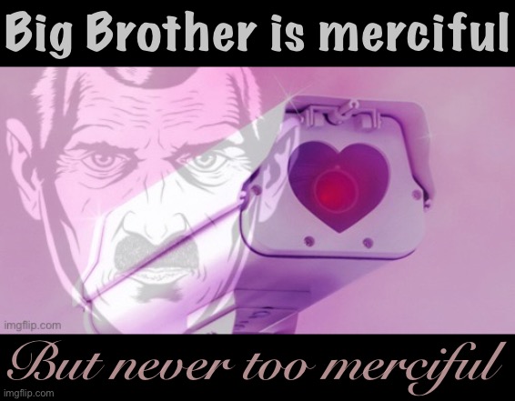 #SimpForScar | Big Brother is merciful; But never too merciful | image tagged in simp,for,scar,simp for scar,simpforscar,simpin aint easy | made w/ Imgflip meme maker