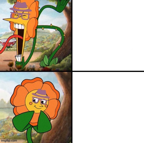 High Quality IncognitoGuy flower Blank Meme Template