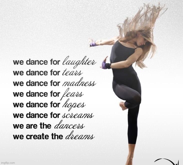 We dance for laughter | image tagged in we dance for laughter | made w/ Imgflip meme maker