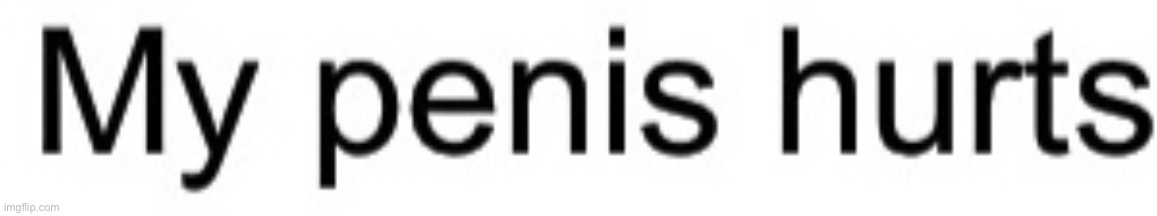 My penis hurts | image tagged in my penis hurts | made w/ Imgflip meme maker