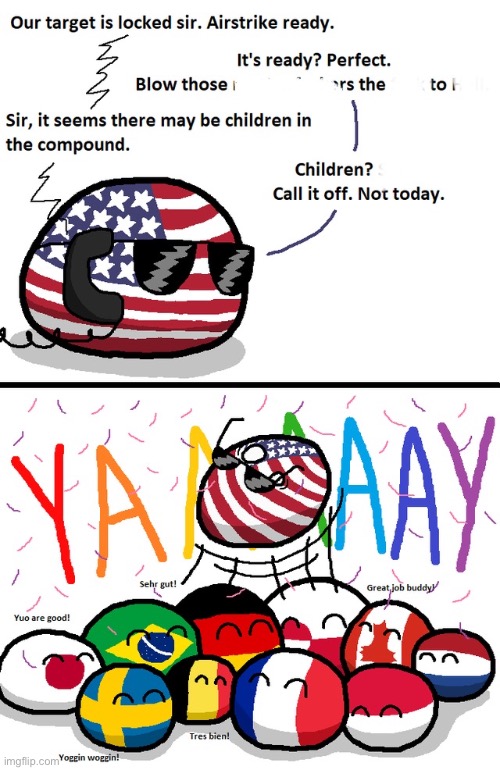 Good usa | image tagged in usa,countryballs | made w/ Imgflip meme maker