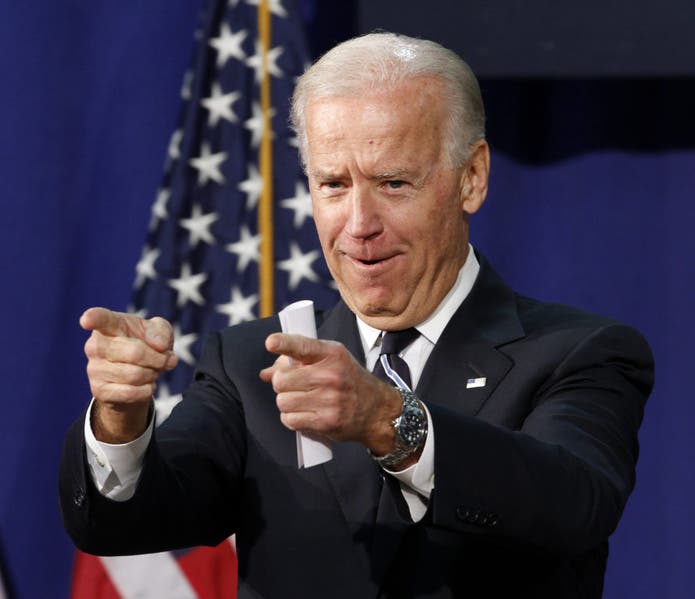 Biden, "Nailed it." Blank Meme Template